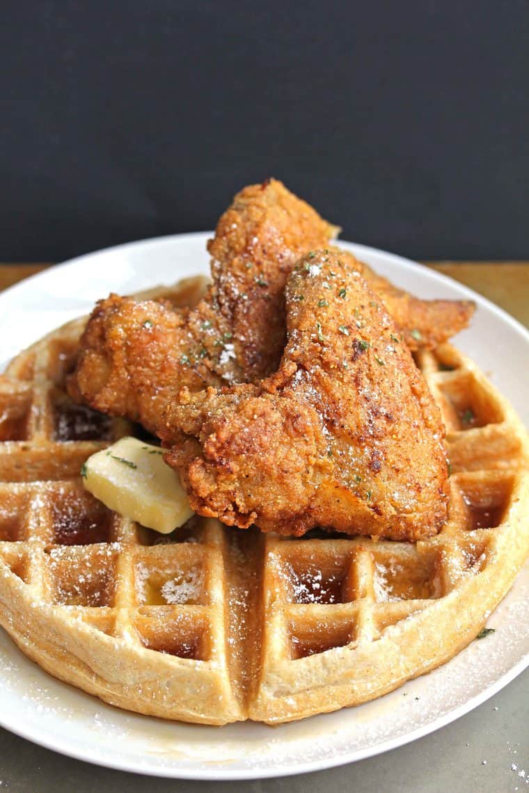 CHICKEN AND WAFFLES